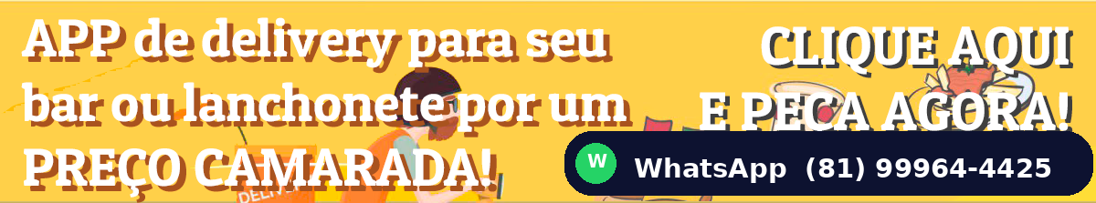 App de delivery para seu bar ou lanchonete